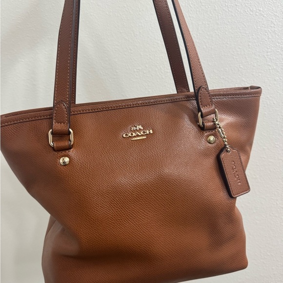 Coach grain Leather Tote Bag - Picture 4 of 12